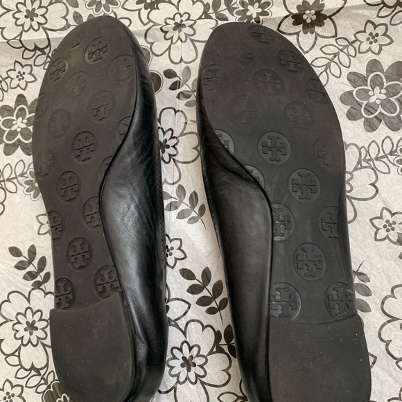 Tory Burch Reva Flats, Black, Size 7 - Picture 10 of 11
